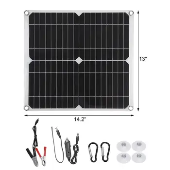 100w Panou Solar Dual 12v/5v USB Cu Controler 30A Impermeabil Celule Solare Poli Celule Solare pentru Masina Yacht RV Încărcător de Baterie