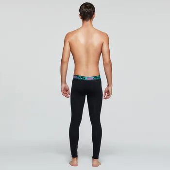 2019 Culoare De Contrast Pentru Barbati Lenjerie De Corp Termică Pentru Bărbați Termo Pantaloni De Bumbac Sexy Umflatura De Fitness Jambiere Cald Îmbrăcăminte De Iarnă Dresuri Gay