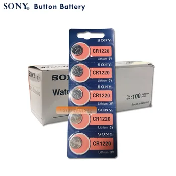 15buc Sony Original CR1220 Buton Baterie Pentru Ceas Cheie de la Distanță Masina cr 1220 ECR1220 GPCR1220 3v Baterie cu Litiu