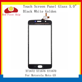 10buc/lot Touch Ecran Pentru Motorola Moto G5 XT1672 XT1676 XT1670 Panou Tactil Digitizer Senzor de Exterior LCD Lentile de Sticlă G5