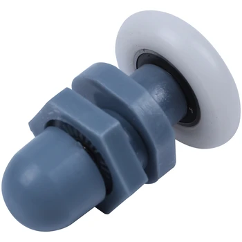 Set de 8 Bucati Înlocuirea Fuliei Rolei Ușă de Duș Volan ABS usa de la Baie cu role cu Diametrul de 25 mm (1 inch)