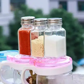 1 BUC Pahar Cruet Condiment Sticle Cutii Condimente Sare Piper Shaker Spice Borcan de Bucătărie, Instrumente de Gătit