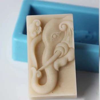 Silicon Săpun Mucegai Dreptunghi Elefant Mini pentru Copii Săpun Soap Mould a Face Săpun Manual Matrite DIY Meșteșug lucrate Manual din Silicon