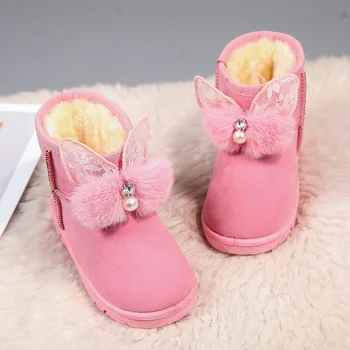2020 fete noi zapada ghete de iarna pentru copii cizme cizme calde pentru copii moale cu talpi de pantofi plus catifea perla cizme