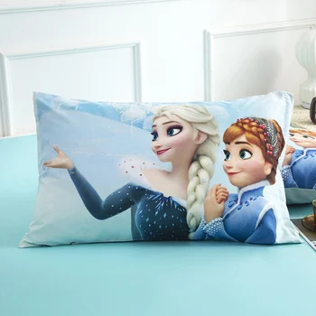 Disney Frozen Anna Elsa Set De Lenjerie De Pat Twin, Pat Queen-Size Set De Copii Fata De Plapuma Mângâietor Acopere Seturi De Perna 3 Buc