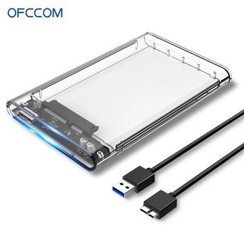 OFCCOM 2.5 Inch HDD Cabina de SATA 3.0 la USB 3.0 5 Gbps 6TB Suport UASP HD Extern de Tip C 3.1 Hard Disk SSD Caz