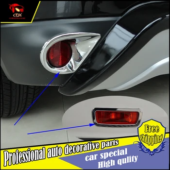 Auto Styling ABS Cromat Lumina de Ceață Lampa de Tapiterie Pentru Mitsubishi ASX / RVR 2016 2017 Față Și Bara de protecție Spate Lampă de Ceață Acoperă Tapiterie