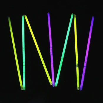 100buc Petrecere Lumini Fluorescente Brățară Colier Neon Lumini pentru Nunta Glow Sticks Colorate Luminoase Glow Stick Consumabile Partid