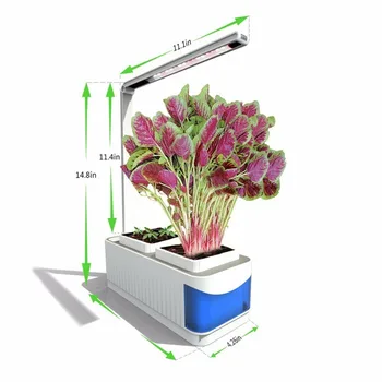 Inteligent de Interior, Plante de Gradina Plantat Kit LED-uri Cresc de Lumină în Creștere Hidroponice Multifuncțional Lampă de Birou de Flori de Plante Cresc Lampa AC100-240V