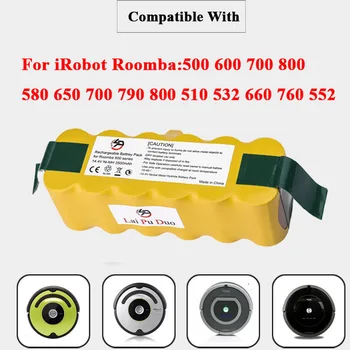 NI-MH 14.4 V 4500mAh Baterie Pentru iRobot Roomba 500 560 530 562 550 570 581 610 770 760 780 790 880 de Inlocuit Robotica Batteria
