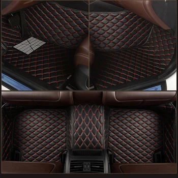 Piele Personalizat 5 Scaun auto podea pentru Mercedes E-CLASS W210 W212 W213 C207 C238 Convertibile A207 A238 T-Model covor