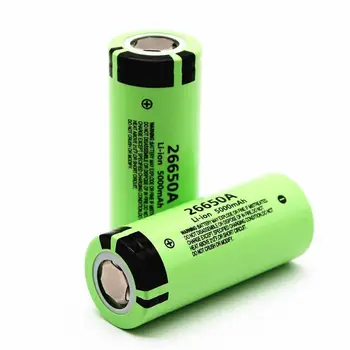 GTF Original 3.7 V 5000mAh Baterie Pentru Panasonic 26650A de Mare Capacitate 26650 Li-ion Acumulatori pentru lanterna LED-uri