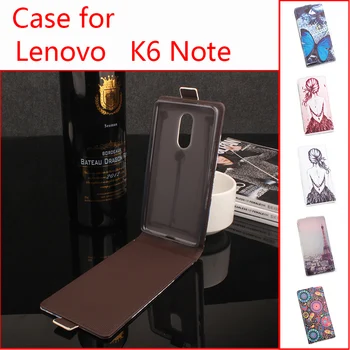 Pentru Lenovo K6 Notă Portofel din Piele Caz Acoperire Pentru Lenovo K6 Notă Flip 3D Vopsea Pavilion Fluture Floare Cazuri de Telefon