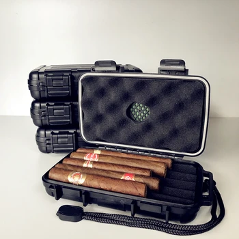 5 trabucuri pachet crema hidratanta sigilate de călătorie portabil cutie de țigări de foi trabucuri țigări Interne dimensiune 159*90*32mm