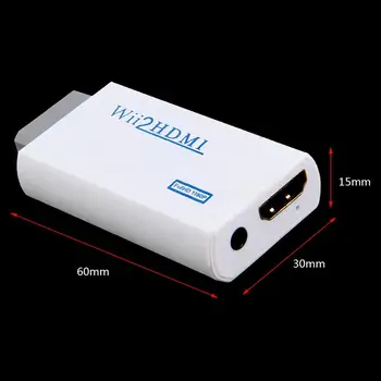 Pentru Wii La HDMI 720P 1080P Upscaling Converter Full HD 1080P Stereo de 3.5 mm Jack Audio de Ieșire Video de PC Laptop Accesorii TV
