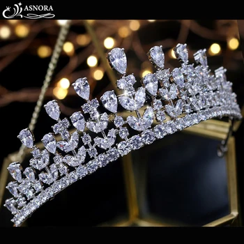 De Lux De Înaltă Calitate Placat Cu Diadema Par Mireasa, Bijuterii De Mireasa Accesorii De Par Mireasa Diademe Regina Cristal De Coroane, Diademe 2018