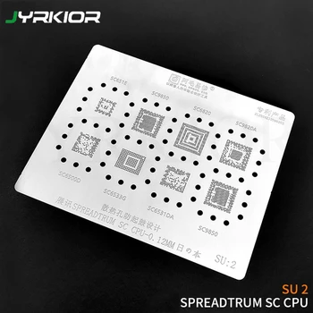 Spreadtrum ASC9850/6820/9820A/651E CPU Planta Tablă de Oțel cu Ochiuri SC7730/7731/8830/9830/8825/7715 BGA Reballing Șablon Șablon