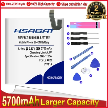 HSABAT Baterie Pentru Letv LeEco Le 2 (pro) le 2S le S3 X528 X621 X625 X626 X20 X25 X620 X527 X520 X522 X525 X526 5700mAh LTF21A