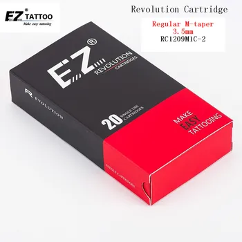 RC1209M1C-2 EZ Revoluție Tatuaj Ace de Cartuș Curbat /Dus-Magnum(CM/RM) #12(0.35 mm), pentru mașini și mânere 20 buc /cutie