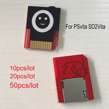 10/20/50pcs Pentru PSVita joc de card micro SD/TF card adaptor de transfer pentru PSVita SD2Vita 1000 2000 Henkaku 3.60 Push to Eject