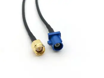 20buc Fakra C de sex Masculin Să-SMA Male Plug RG174 RF Pigtail Cablu Antena GPS Fakra Extensie