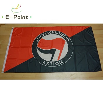 Steagul Anti-Fascist de Acțiune Negru Rosu 2ft*3 ft (60*90cm) 3ft*5ft (90*150 cm) Dimensiuni Decoratiuni de Craciun pentru Casa Pavilion Banner Cadouri