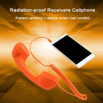 Mai nou Telefon de Telefon Anti-radiații Receptoare de telefon Mobil 3.5 mm Receptor Retro pentru Căști microfon Microfon pentru iPhone xiaomi, Huawei