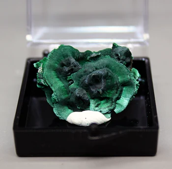 Natural frumos malachit minerale-specimen de cristal Pietre și cristale de Vindecare de cristal dimensiuni cutie 3.4 cm