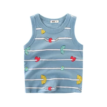 Copii Baieti Fete pentru Sugari, Veste tricouri Copii Toddler Vesta de Vară Topuri Haine de Bumbac Teuri Desene animate noi 2020 Îmbrăcăminte