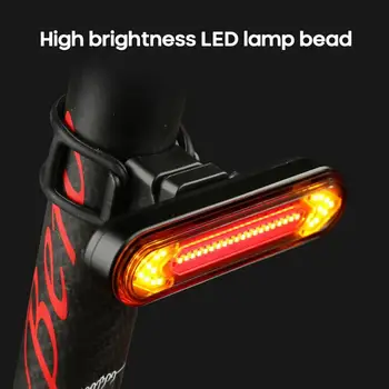 Bicicleta de iluminare din Spate cu LED Telecomanda Wireless USB Reîncărcabilă Mountain Bike Coada de Semnalizare lampa de accesorii pentru biciclete