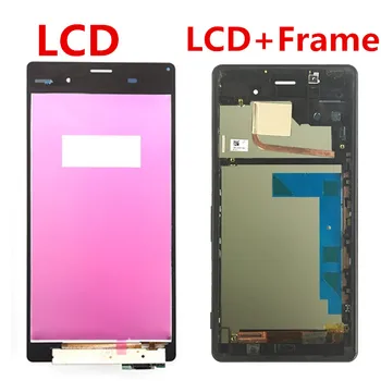 Violet negru alb aur Pentru Sony Xperia Z3 D6603 D6643 D6653 D6633 D6683 Ecran LCD Tactil Digitizer Asamblare Ecran+ Autocolant