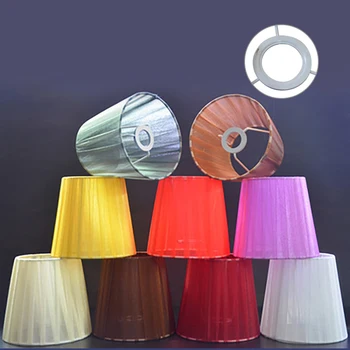 LAINGDERFUL American modern lumânare, lampă cu Abajur de Lampă de Perete acoperi Pânză de Artă Nuanță de Lumină Lampă Cușcă pentru E14 candelabru de cristal