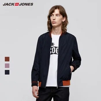 JackJones Business Casual Jacheta Barbati Culoare Pură cu mâneci Lungi de Baseball Streetwear de sex Masculin Jacheta Barbati| 219321543