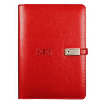 Afaceri Cadou Set Multi-funcția de Încărcare Wireless Notebook cu U Disc de Putere Mobil Notepad Logo-ul Personalizat de Înregistrare Clasa de Notebook-uri