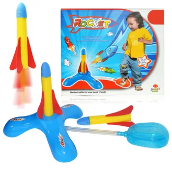 Copii Copii Jucării În Aer Liber Urmele Bubble Set De Rachete Sport Distractiv Jucărie Joc Rocket Jump Jet Lansator De Stocare De Umplere Jucărie