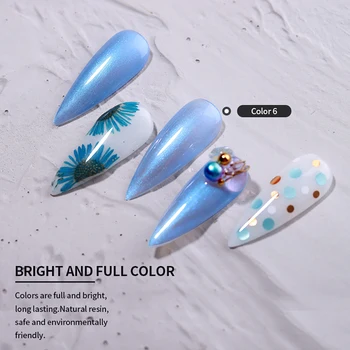 Vendeeni Sirena unghii cu Gel Unghii Pearl Shell Culori Unghii Lac Semi-Permanent cu LED-uri UV Soak Off Gel de Unghii Lac 15ml