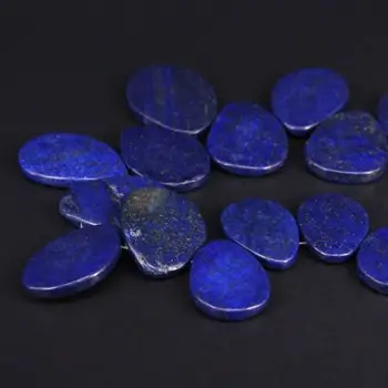 Approx19PCS/strand Sus Forate Natural Lapis Lazuli Placa Felie Margele Vrac,Prime Pietre Albastre Piatra Nugget Pandantive Bijuterii