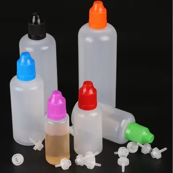 20buc Reîncărcabile Goale din Plastic LDPE Compresibil Picurător de Ochi, E Lichid, Sticle de Suc, cu 20 de sticle de 4 canale