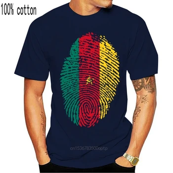Cel Mai Bun Tee-Shirt Pentru Barbati O-Gât Casual Marci Faddish Tricou Negru Barbati Camasa Scurt Camerun Pavilion Amprenta T Shirt De Imprimare Degetul Mare