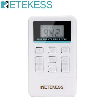 Retekess TR612 Portabil FM Radio Receptor Radio de Buzunar cu 3.5 mm pentru Căști, pentru o Mare Întâlnire de Interpretare Simultană