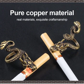 Dragon-în formă de Țigară Inel Inovatoare de Cupru tabachera Decorative, Accesorii de Fumat