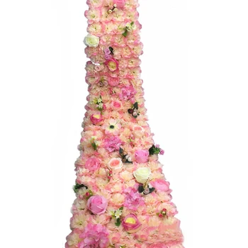 200cm personalizate DIY nunta tabelul runner florale fundal decor de sfârșit de flori rând accesorii pentru aranjamente flori artificiale petrecere