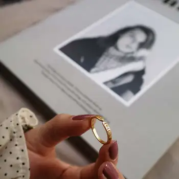 Peri ' sbox 925 Feliuta de Opal Piatră Stiva de Inele pentru Femei Declarație Deschisă Inițială Inele Indesata Personalizate Inele Femme