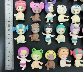 20buc/lot Copil Minunat Model de Păpuși 4.5-5cm Jucarii Copii Acasă Decorare Capete se pot Deplasa Hobby Colectii Anime-ul Japonez