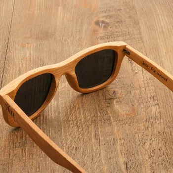 De epocă din Lemn de Bambus ochelari de Soare Barbati Femei Ochelari Polarizati Manual Cu Cazul UV400 ochelarii 2020 Nou Design de Ochelari