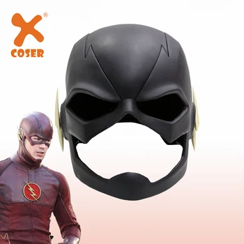 XCOSER Flash TV Cosplay Costum Masca Recuzită Petrecere de Halloween Cosplay Accesoriu Elegant Negru Masca de Jumatate Fata de Casca