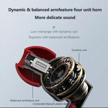 Lenovo HE05 Bluetooth 5.0 Wireless Căști Cască Gât Agățat de Funcționare Sport 3D Stereo Magnetic Căști Pentru iOS Andriod