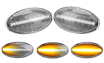 2 BUC LED-uri Dinamice de Lumină de poziție Laterale de Semnalizare Luminile Indicatoare de Chihlimbar Repetor Lumini Auto Pentru Suzuki Swift Jimmy Vitara SX4