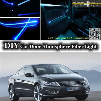 Interior de Lumină Ambientală Reglare Atmosfera de Fibra Optica Banda Pentru Volkswagen VW Passat Dasher Cuantice Santana Corsar Magotan Carate
