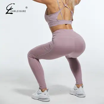 Acasă De Fitness Jambiere Skinny Femei Exercitarea Buzunare Convenabil Leggins Mujer De Funcționare Elastic Sală De Gimnastică Antrenament Legging De Sex Feminin